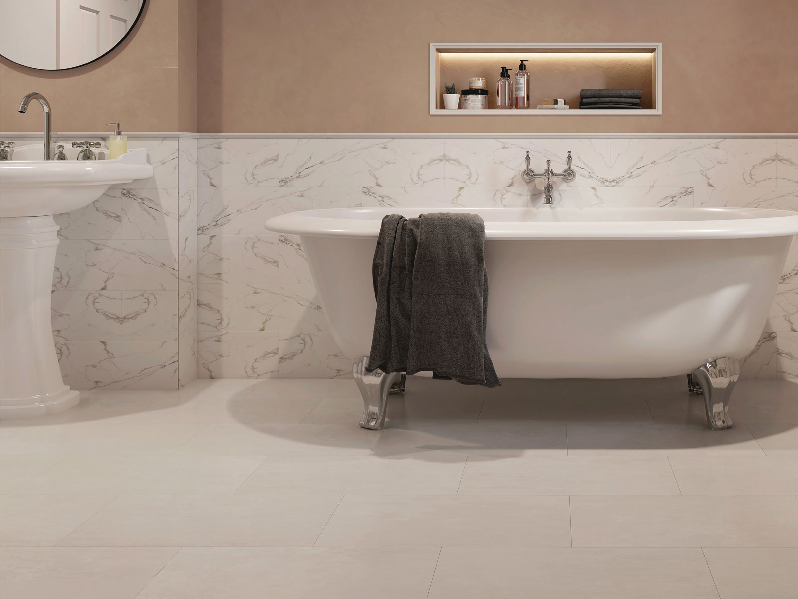 Pale Limestone SB5S2794 | Click vinyl flooring from Amtico